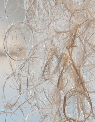 Fiona Hutchison, Think Plastic Exhibition, Wake (detail)