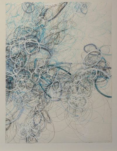 Beneath the waves. 66cm x 84cm. Drawing